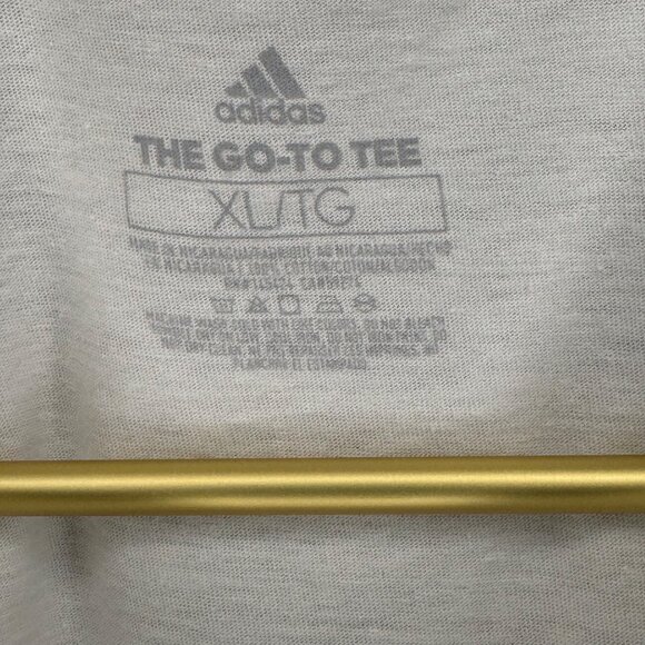 LIKE NEW Adidas Women’s The Go-To Tee Workout Loose Fit Multicolor Logo Cotton X - Picture 6 of 6